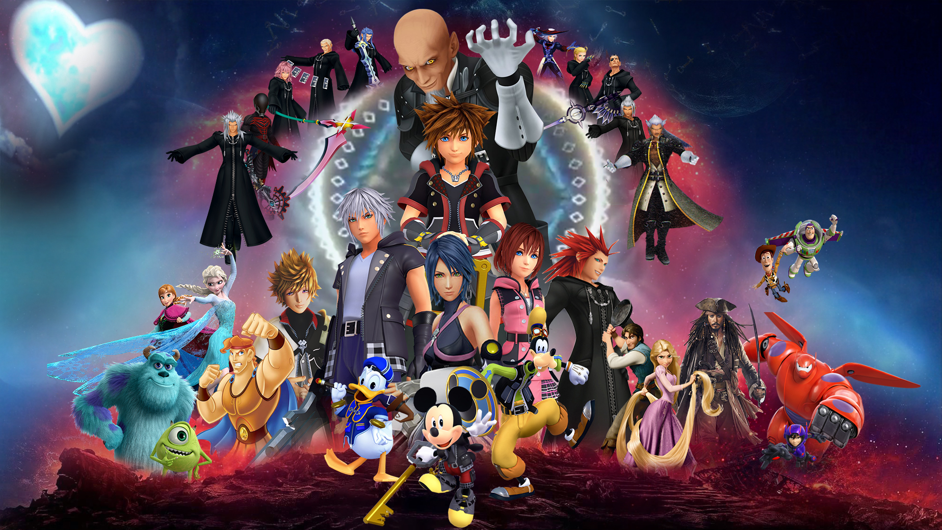 Kingdom Hearts Iii Wallpaper Infinity War Style By The Dark Kingdom Hearts Iii Wallpaper Infinity War Style By The Dark