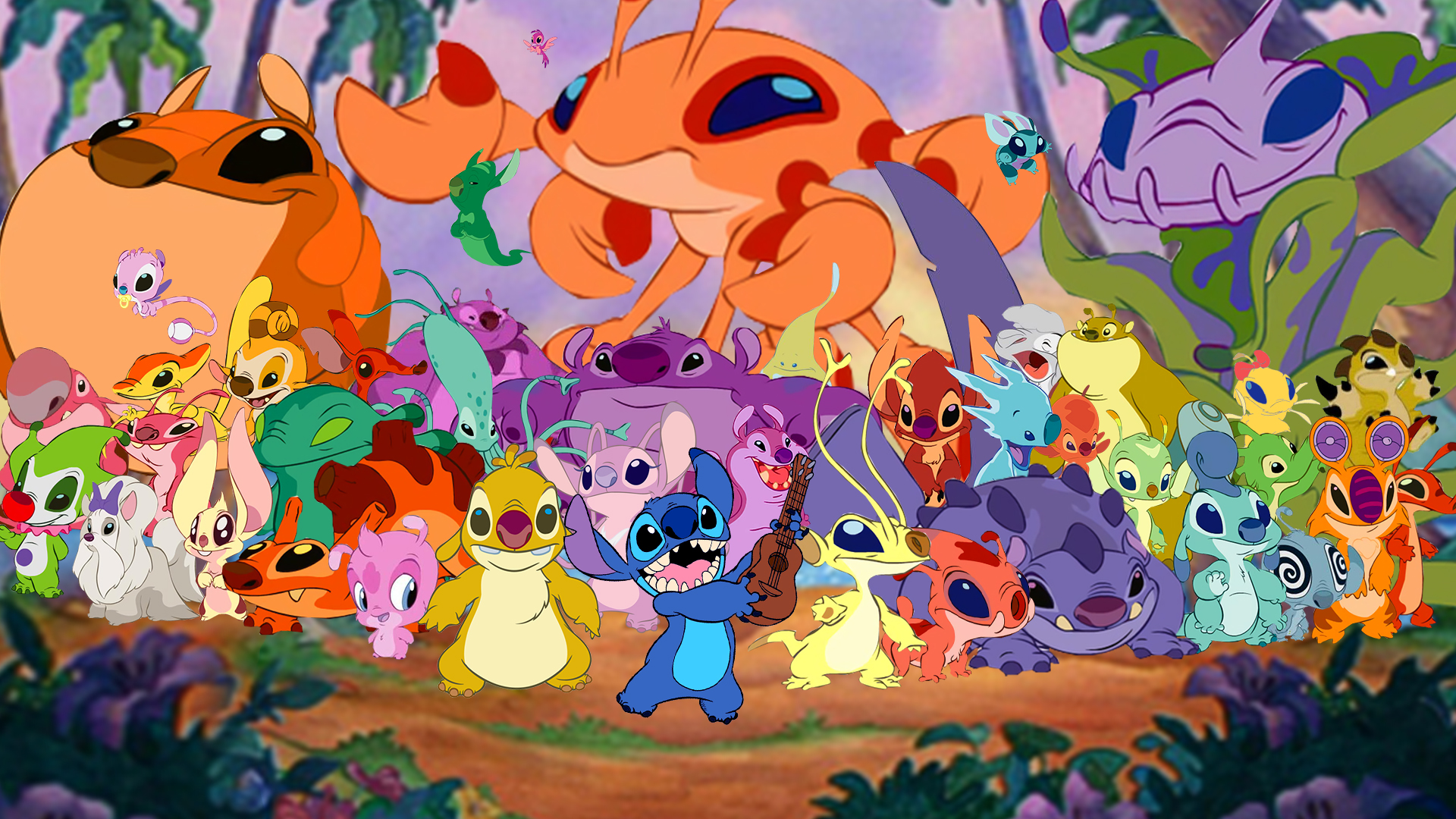 Stitch's Ohana: Experiments wallpaper by Thekingblader995 on DeviantArt