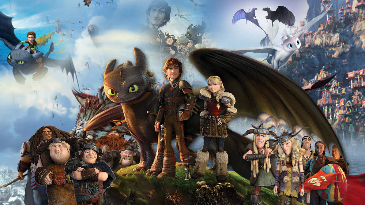 Image result for how to train your dragon trilogy wallpaper