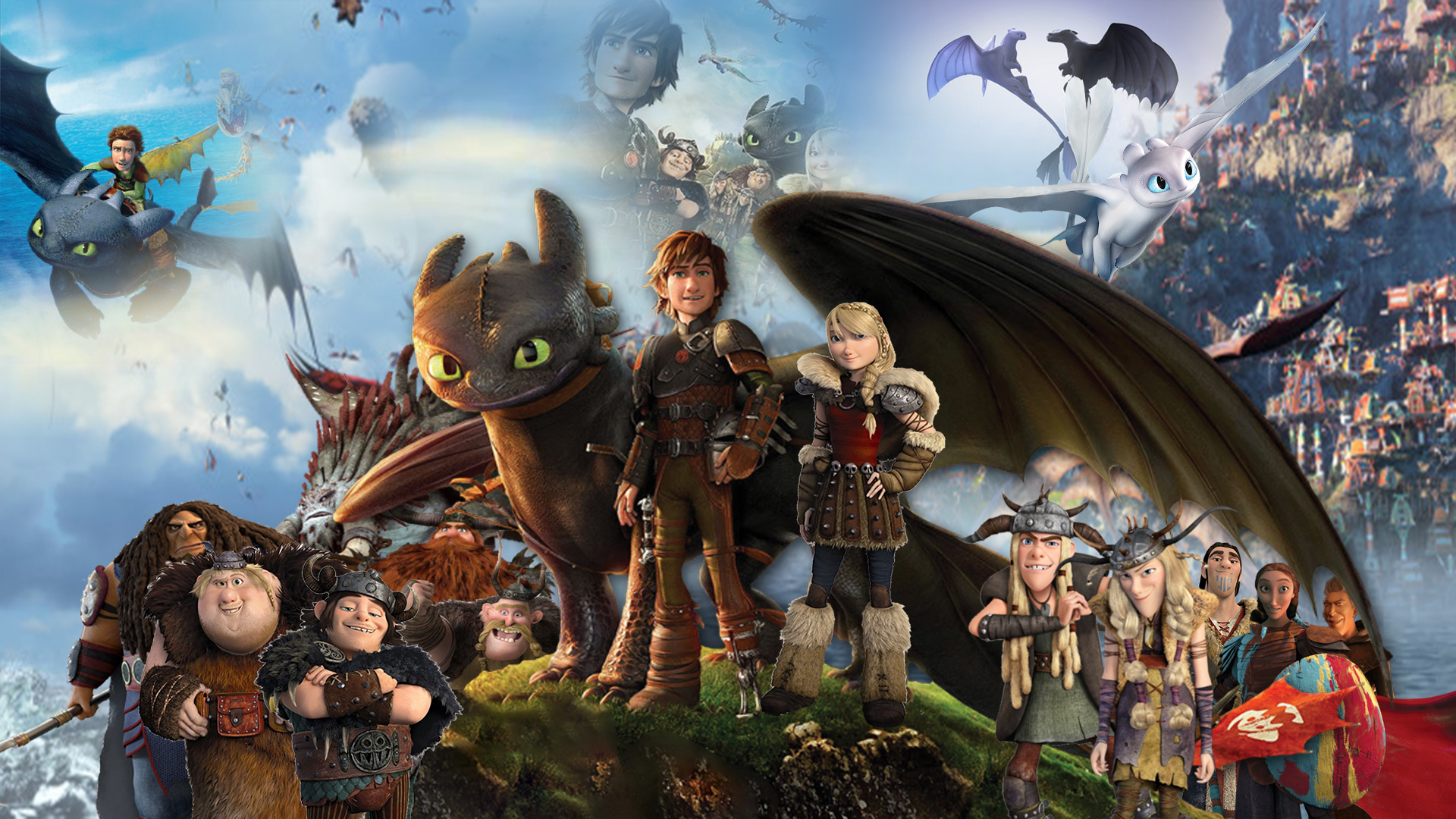 How To Train Your Dragon Trilogy Wallpaper by Thekingblader995 on DeviantArt How To Train Your Dragon Trilogy Wallpaper by Thekingblader995 on DeviantArt