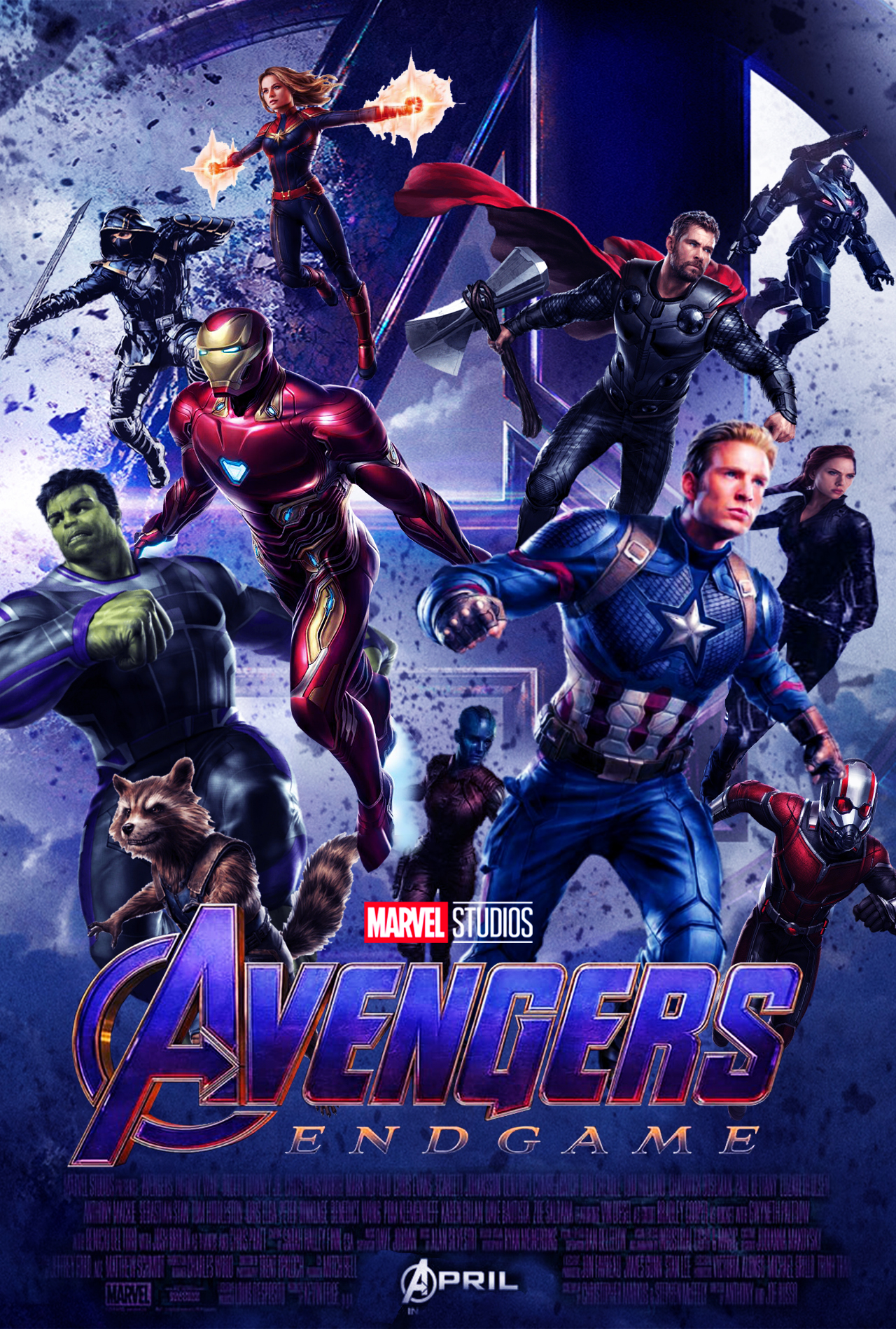 Avengers Endgame movie poster by ArkhamNatic on DeviantArt