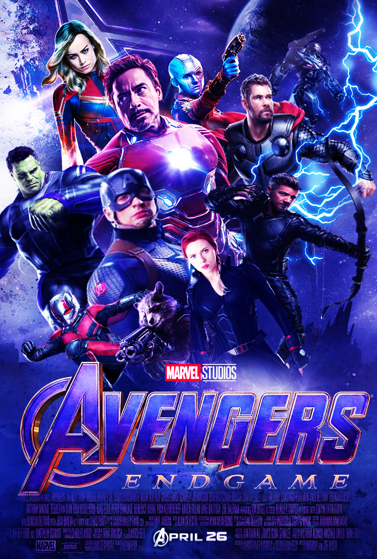 Avengers End Game Movie Poster 1 by jackjack671120 on DeviantArt