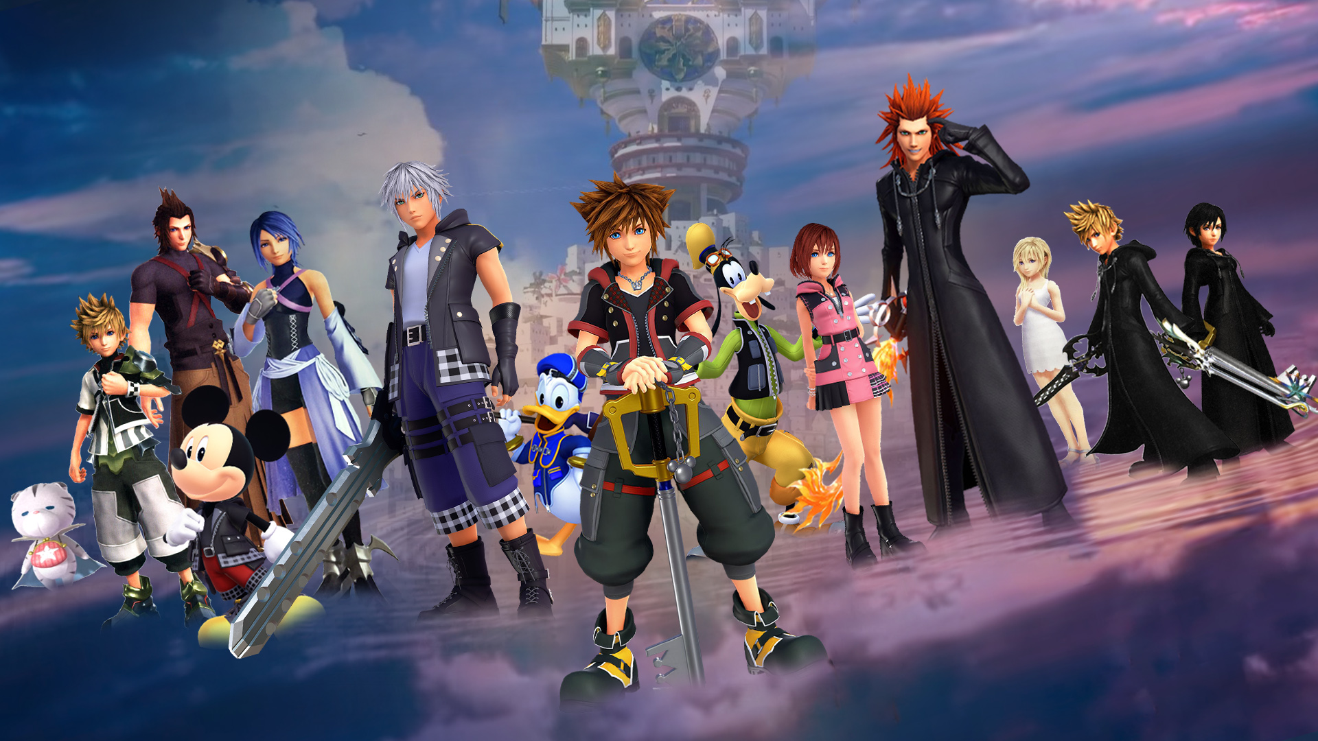 Kingdom Hearts III Wallpaper (Heroes of Light) by The-Dark-Mamba-995 on