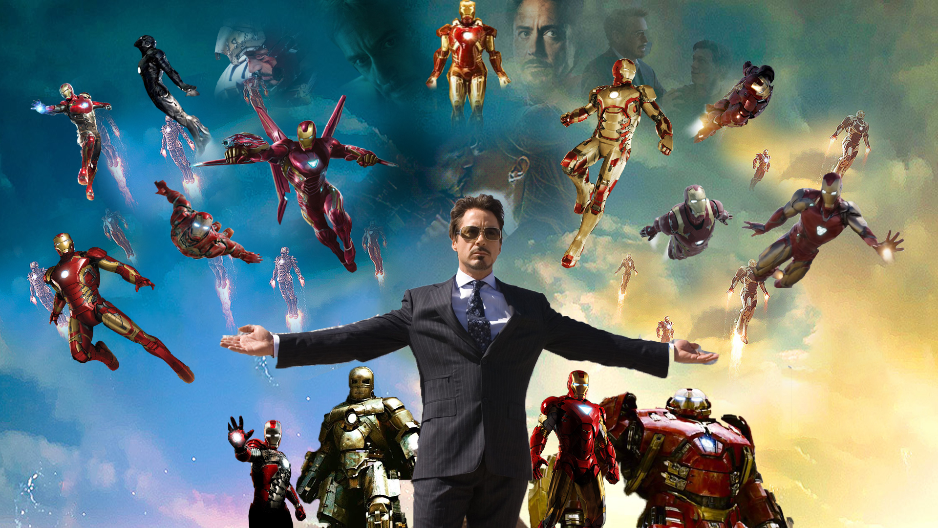 Tony Stark Tribute Wallpaper by The-Dark-Mamba-995 on DeviantArt