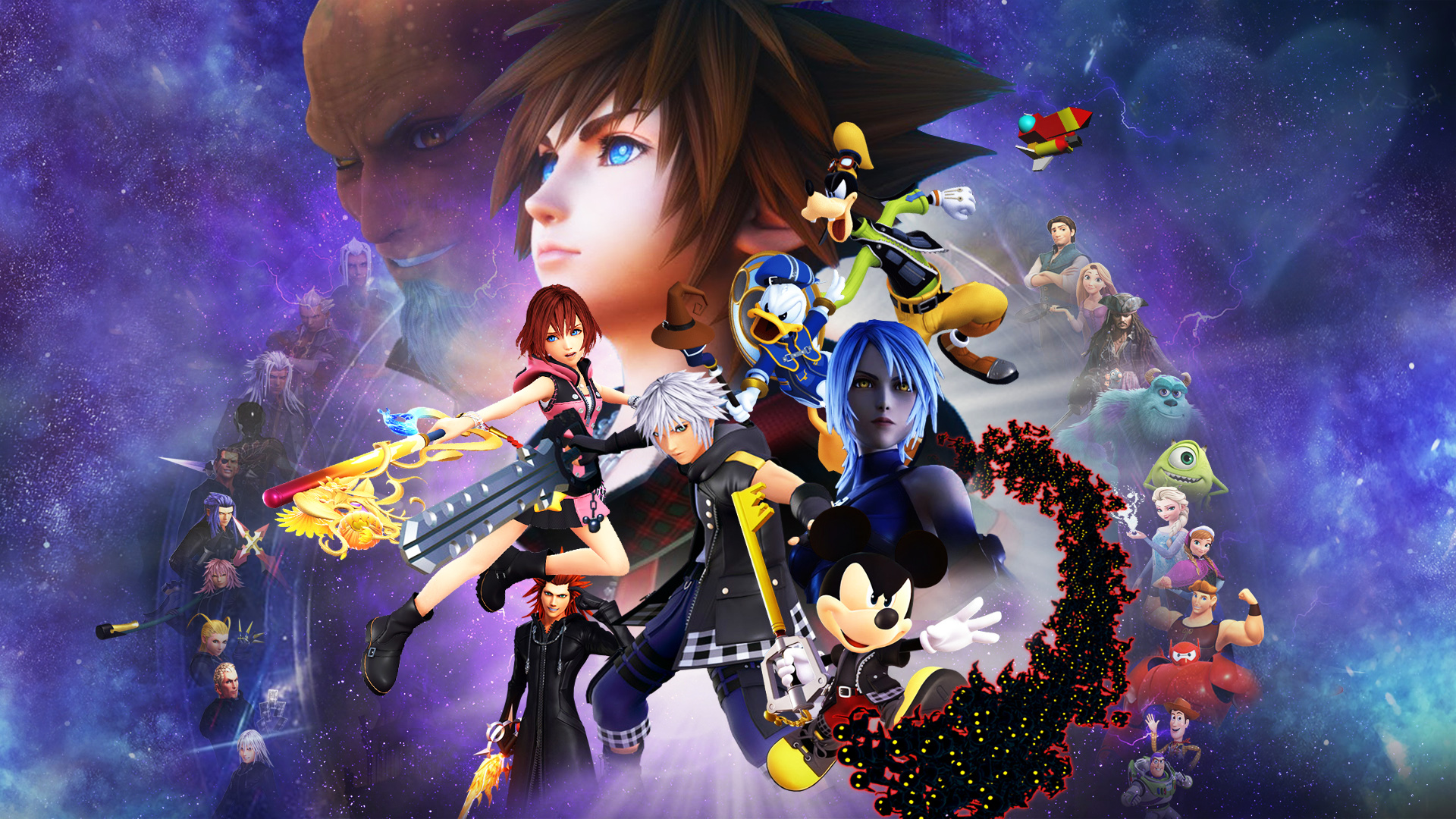Kingdom Hearts Iii Wallpaper Endgame Style By The Dark Mamba 995 Kingdom Hearts Iii Wallpaper Endgame Style By The Dark Mamba 995