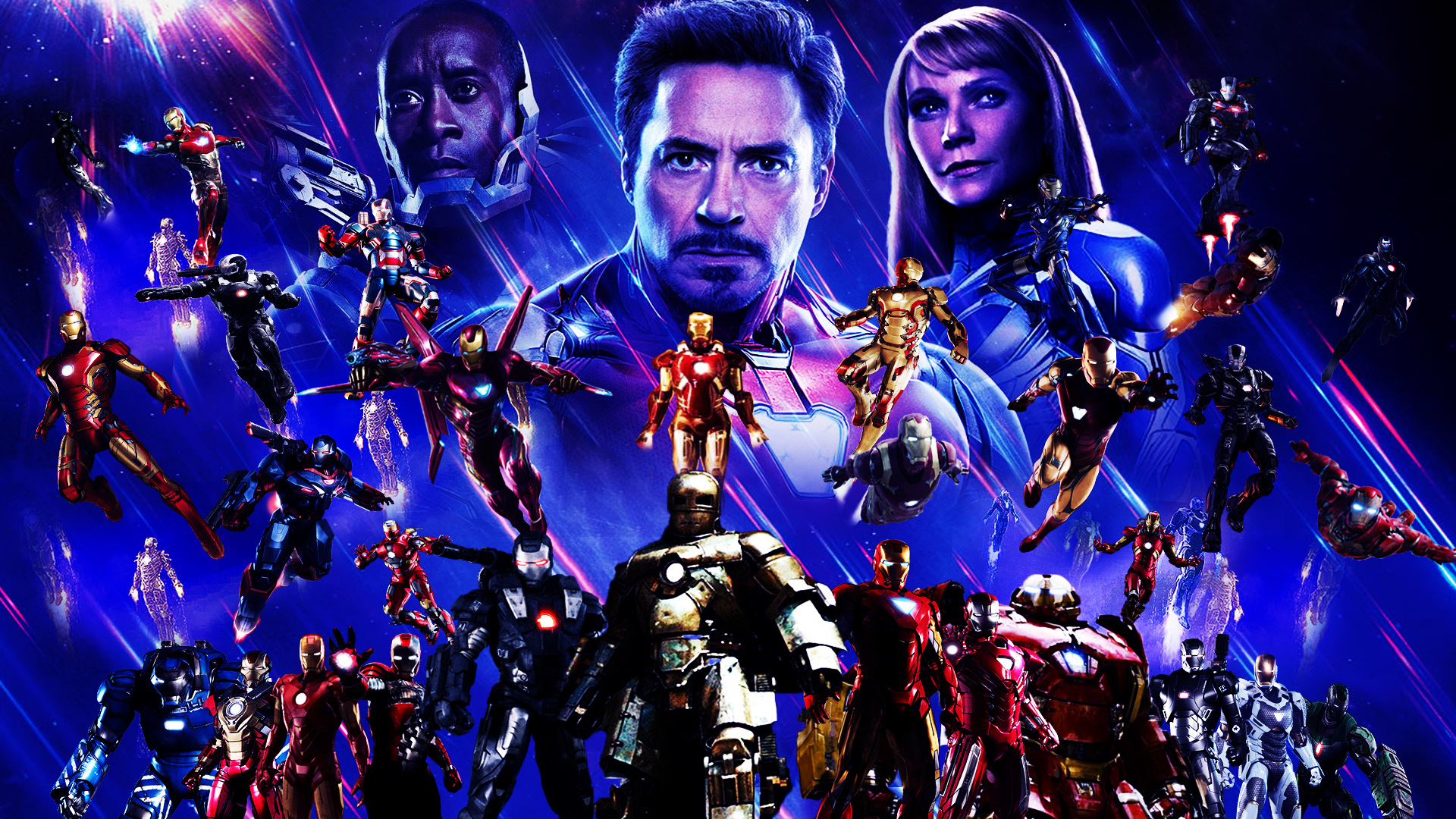 Iron Man (Suits) Wallpaper by Thekingblader995 on DeviantArt