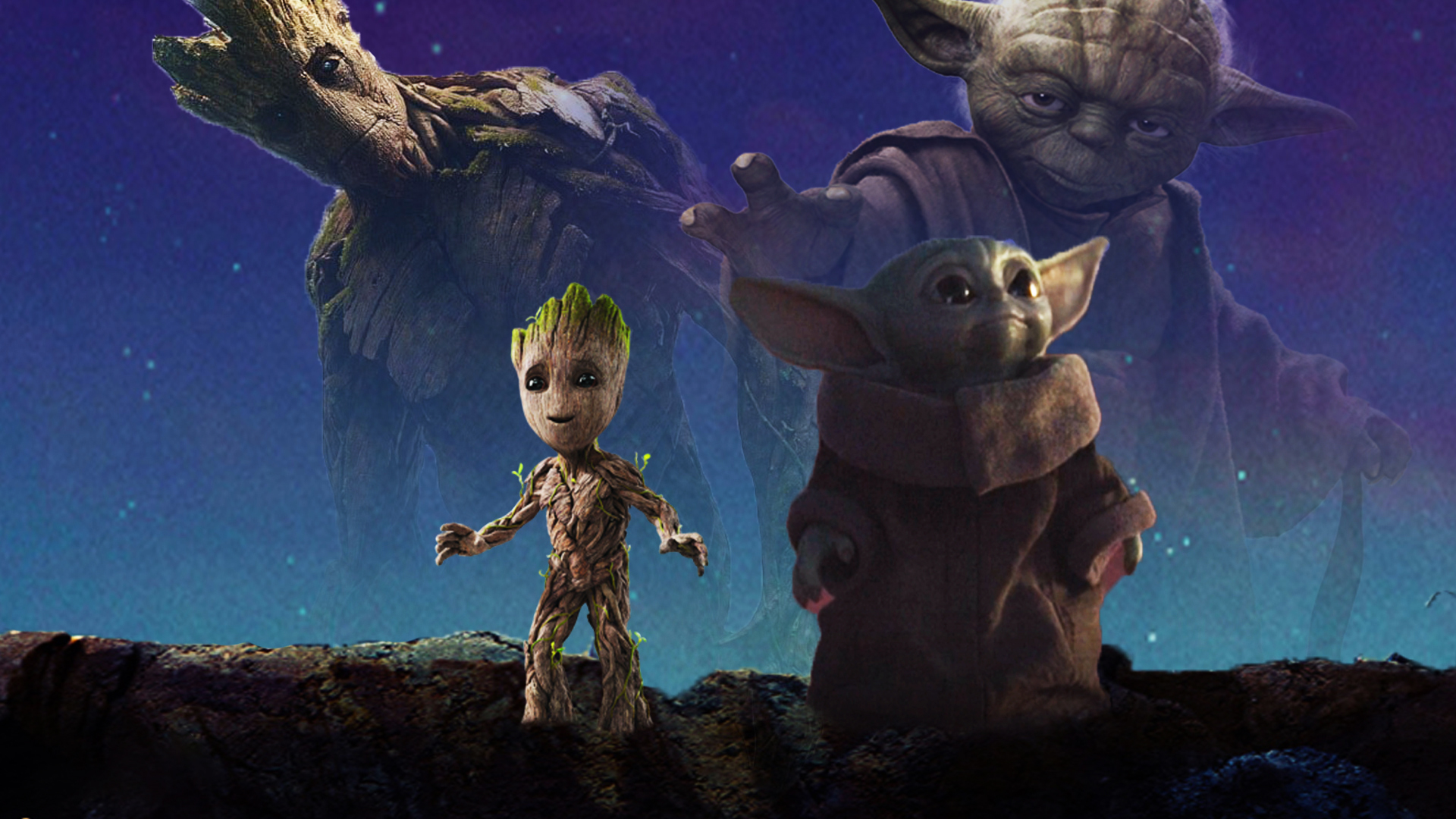 Dancing Groot Wallpaper