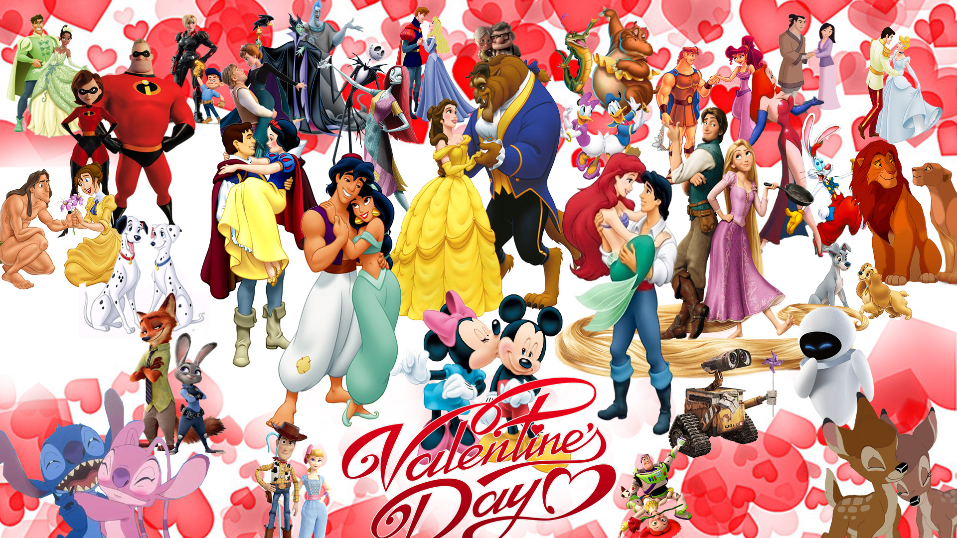 Valentine's Day: Disney Sweethearts by Thekingblader995 on DeviantArt