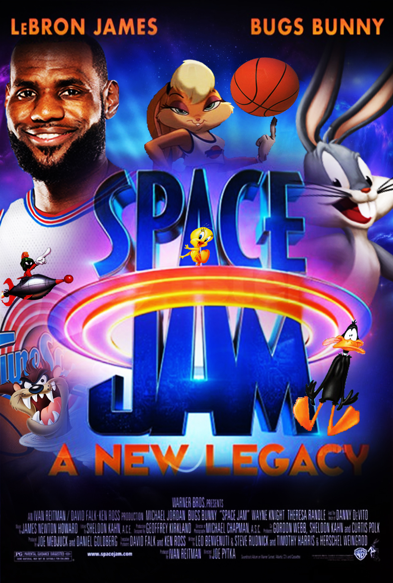 Space Jam: A New Legacy Poster by Thekingblader995 on DeviantArt