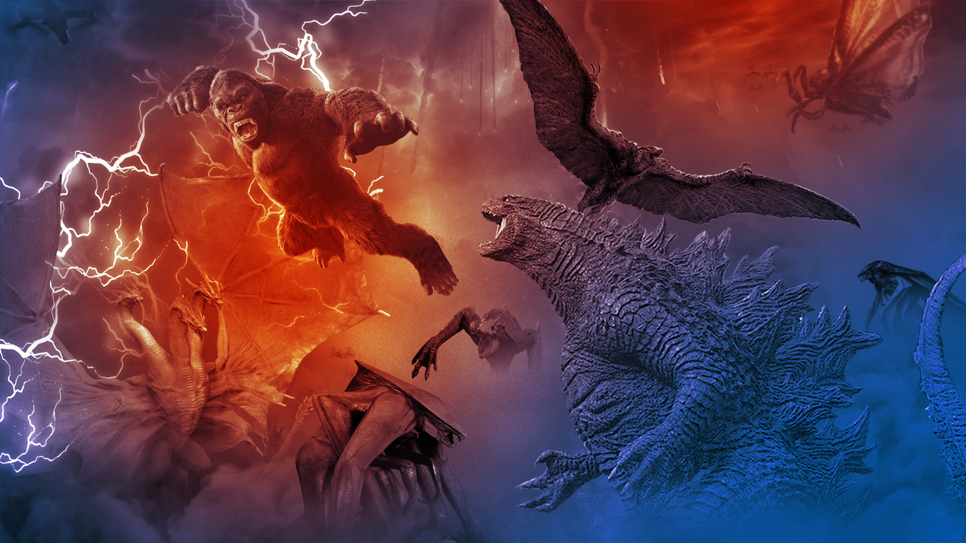Godzilla vs Kong: Monsterverse Wallpaper by Thekingblader995 on DeviantArt