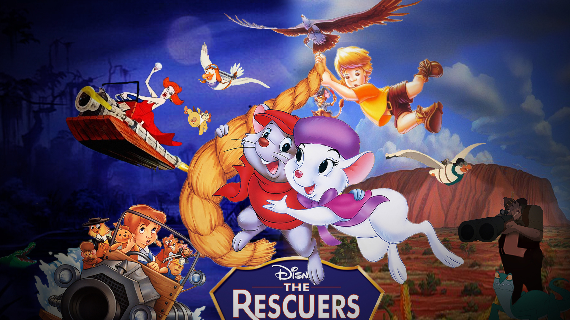 The Rescuers and Rescuers Down Under Wallpaper by Thekingblader995 on ...