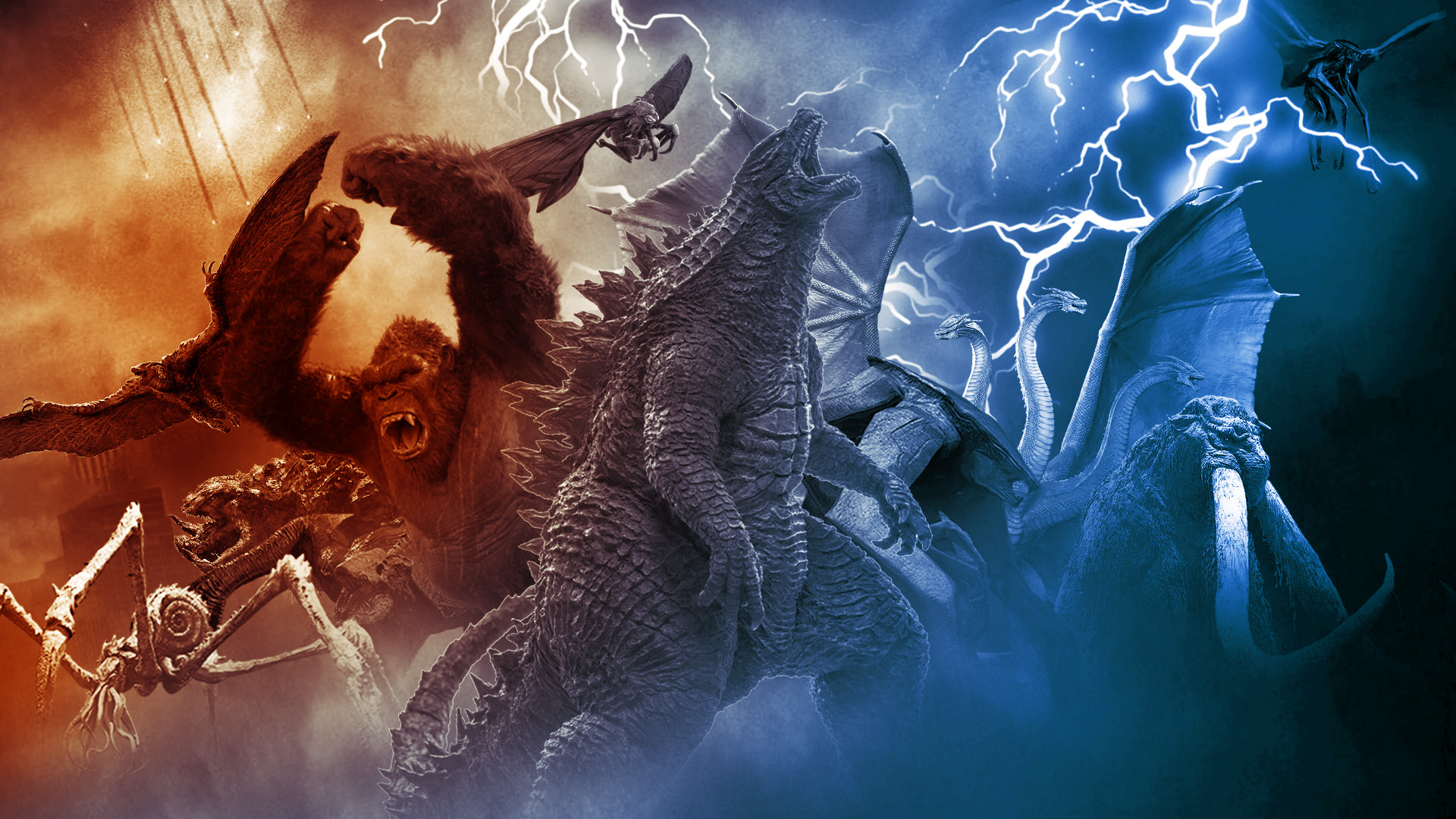 Godzilla vs Kong Wallpaper | The Monsterverse by Thekingblader995 on DeviantArt Godzilla vs Kong Wallpaper | The Monsterverse by Thekingblader995 on DeviantArt