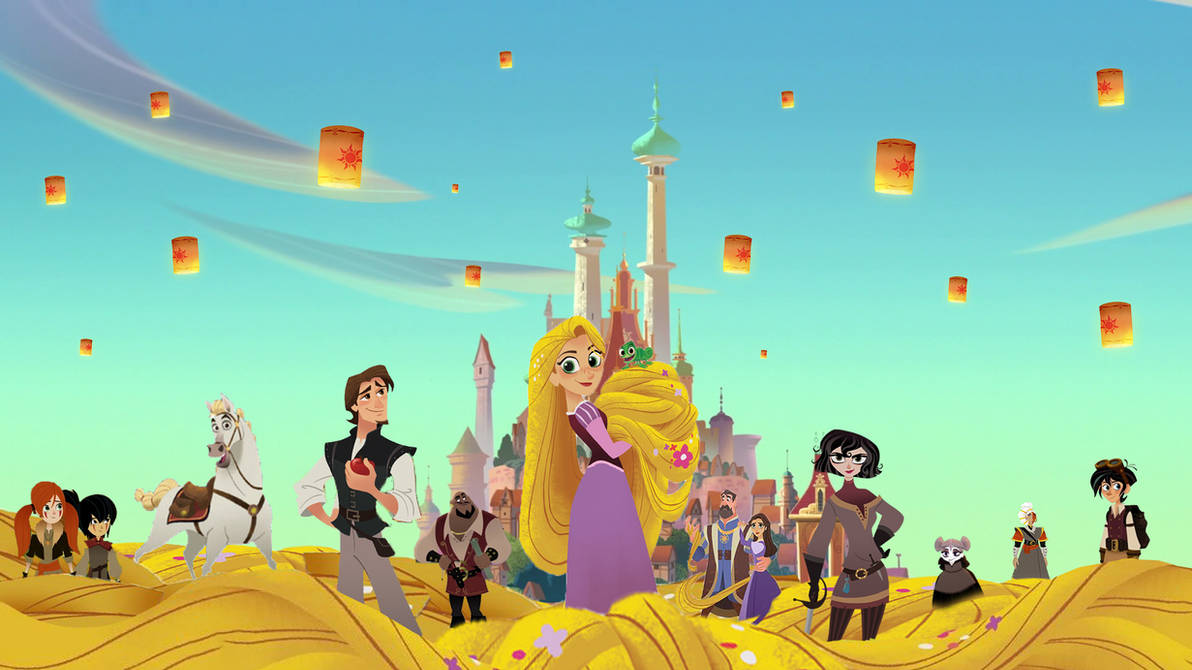 Rapunzel's Tangled Adventure Wallpaper by Thekingblader995 on DeviantArt