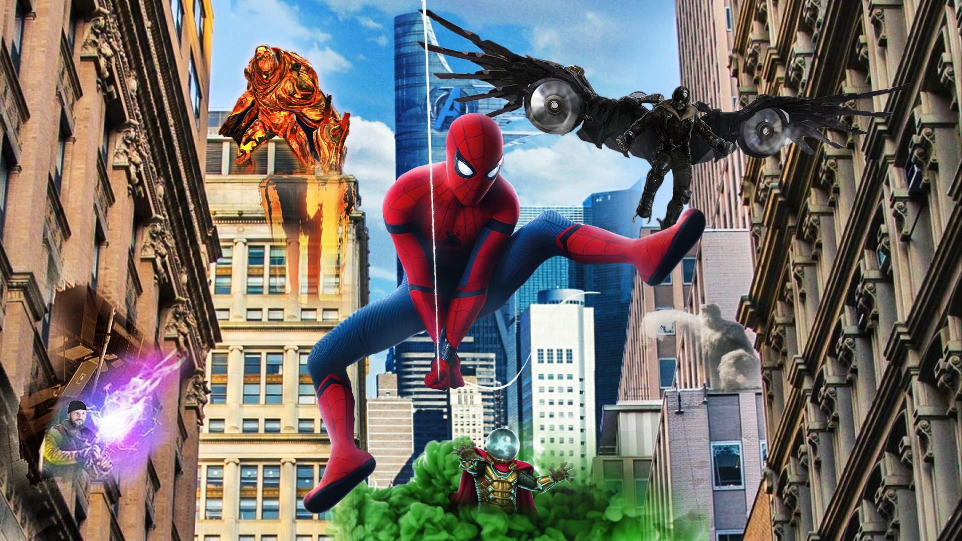 MCU Spider-man Wallpaper by Thekingblader995 on DeviantArt