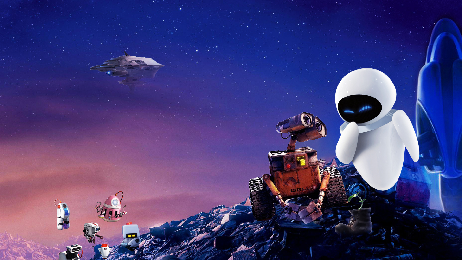 Wall-e Wallpaper by Thekingblader995 on DeviantArt Wall-e Wallpaper by Thekingblader995 on DeviantArt