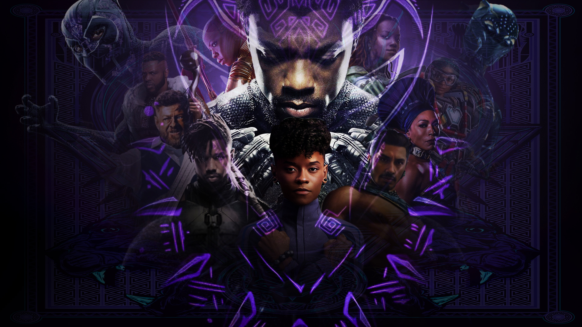 Black Panther And Wakanda Forever Wallpaper By Thekingblader995 On Black panther and wakanda forever wallpaper by thekingblader995 on