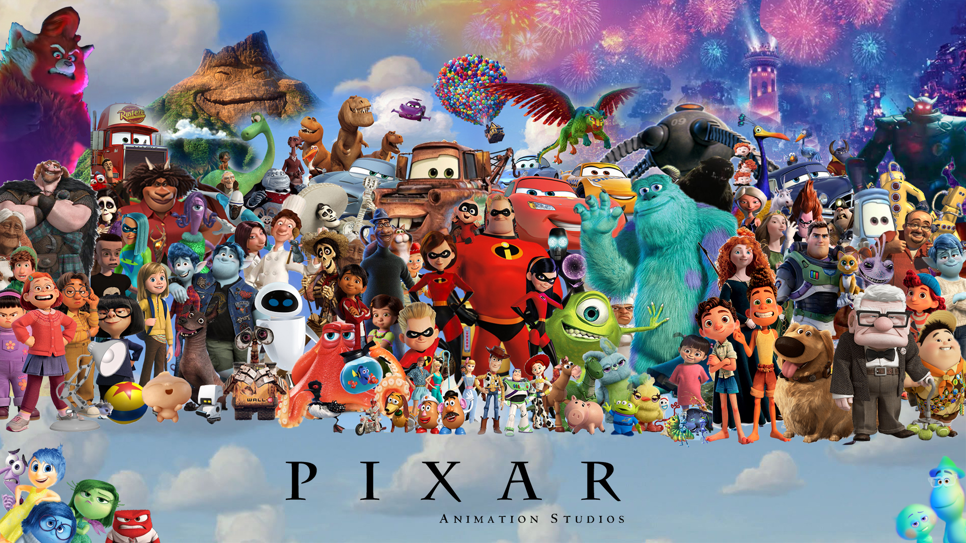Pixar Wallpaper | Disney 100 by Thekingblader995 on DeviantArt