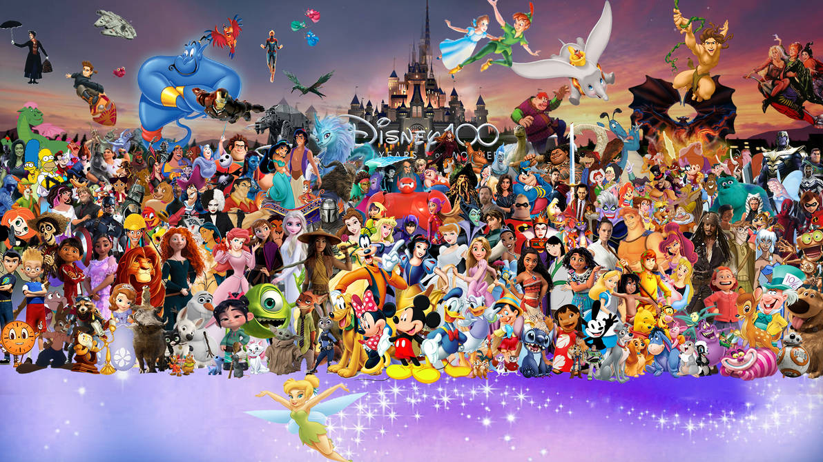 Disney Wallpaper Disney 100 by Thekingblader995 on DeviantArt Disney Wallpaper Disney 100 by Thekingblader995 on DeviantArt