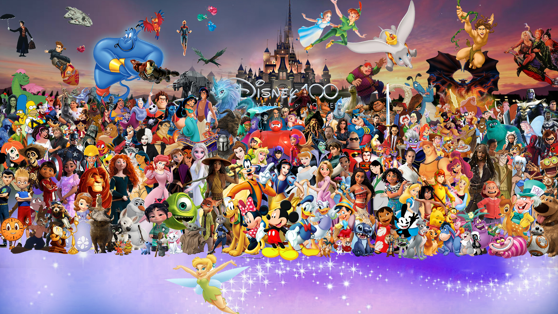 Disney Wallpaper | Disney 100 by Thekingblader995 on DeviantArt