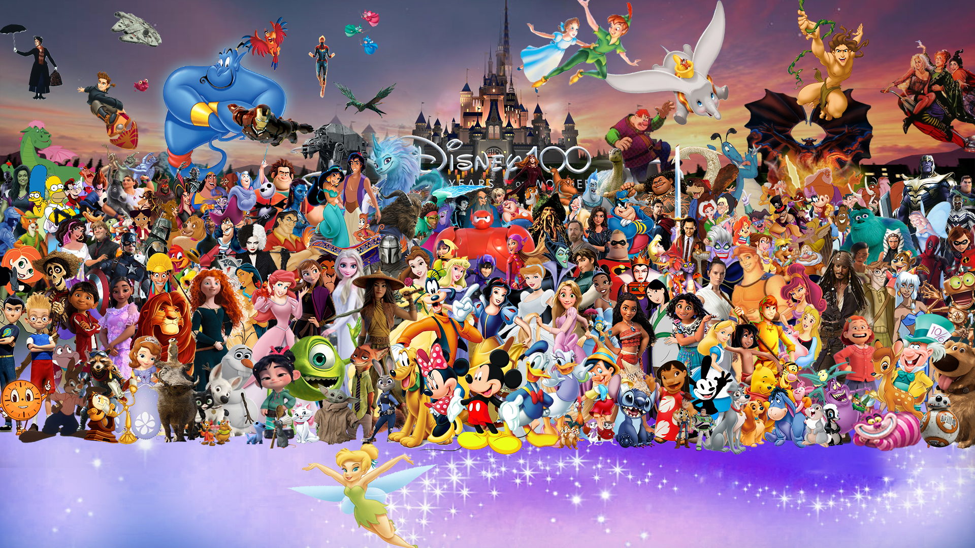 Disney Wallpaper | Disney 100 by Thekingblader995 on DeviantArt Disney Wallpaper | Disney 100 by Thekingblader995 on DeviantArt