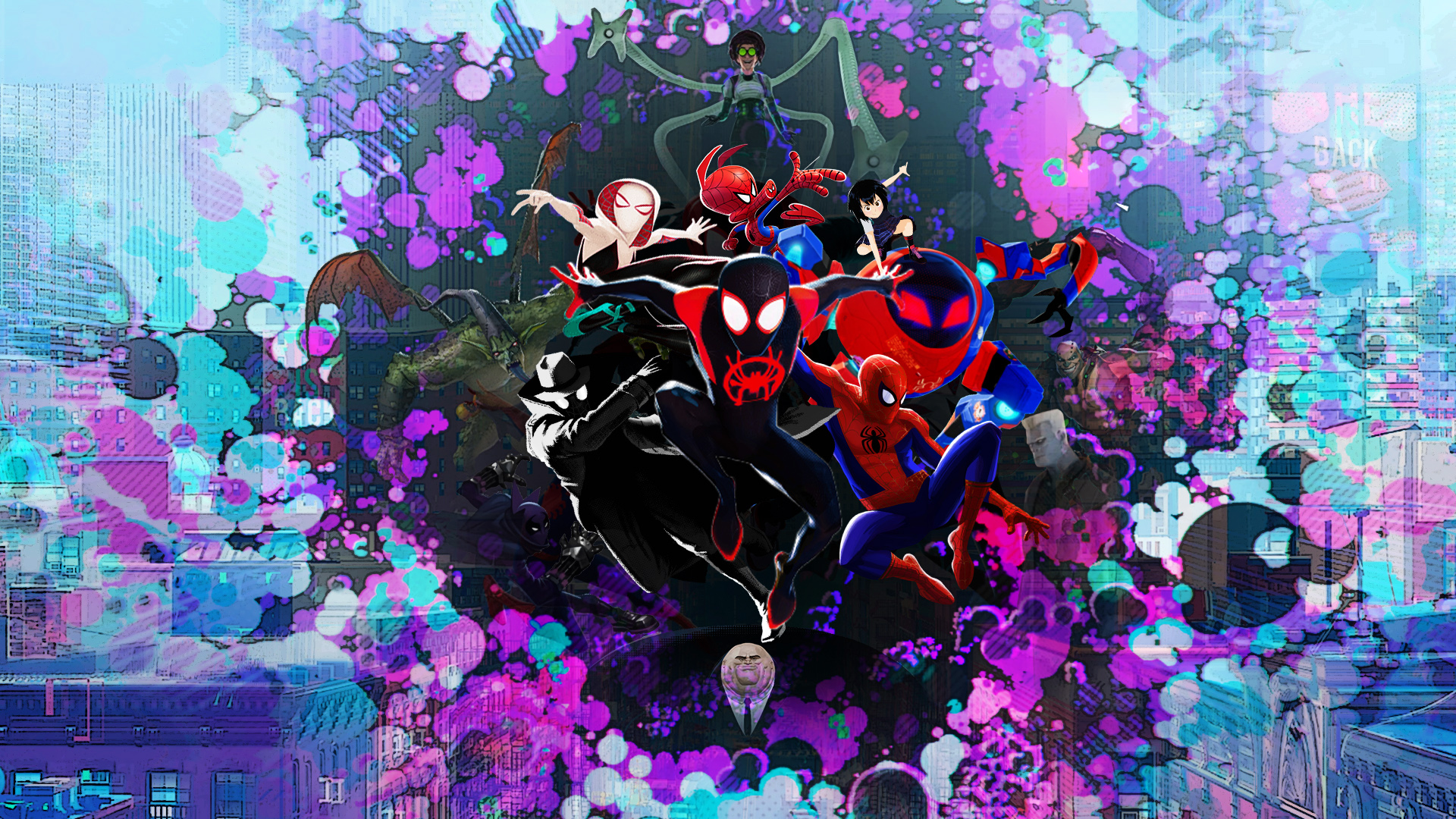 Spider-man: Across the Spiderverse Wallpaper by Thekingblader995