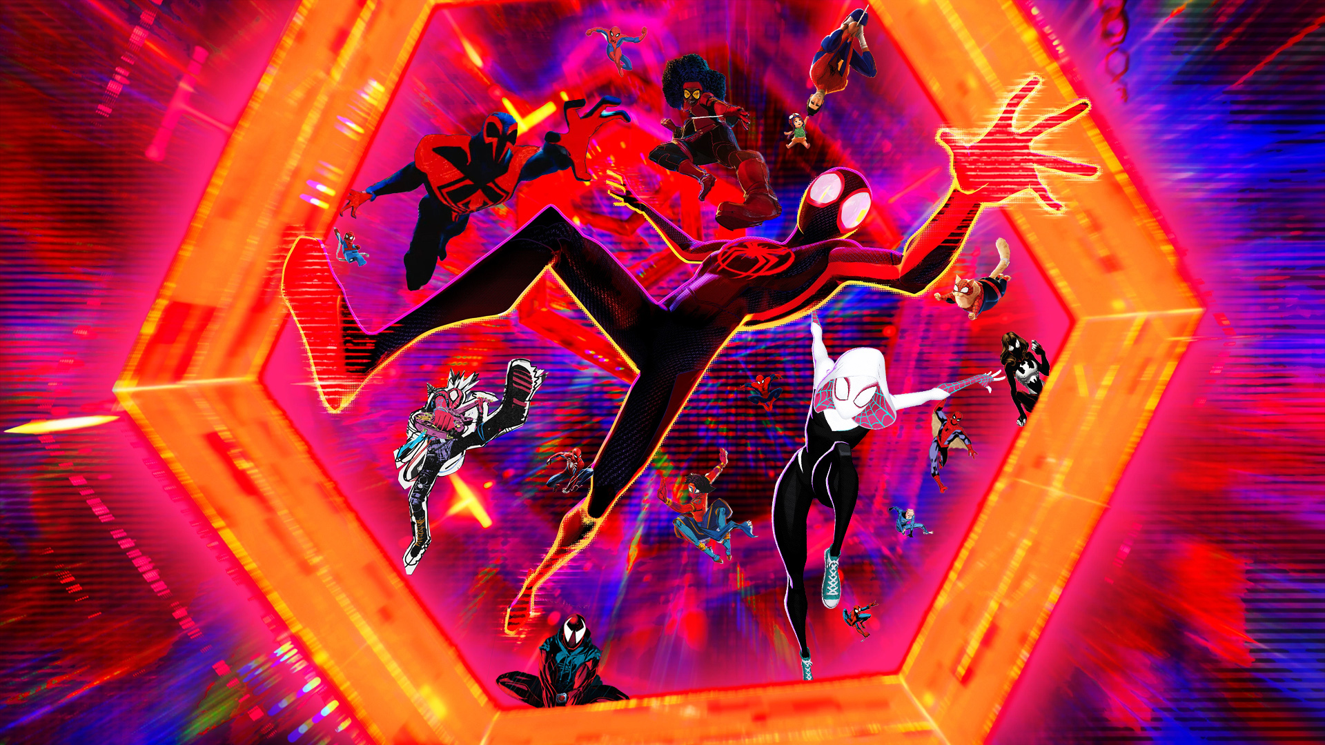 Spider-man: Across the Spiderverse Wallpaper by Thekingblader995