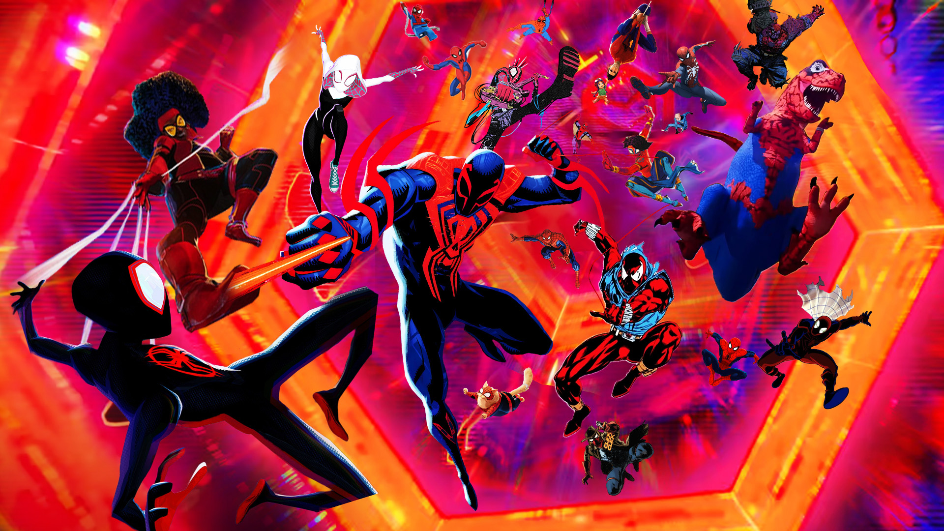 Spider-man: Across the Spiderverse Wallpaper by Thekingblader995