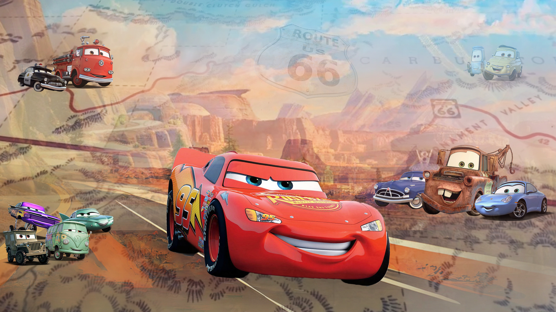 Cars Disney Wallpapers Wallpaper Lightning, Race, Disney, Cars For