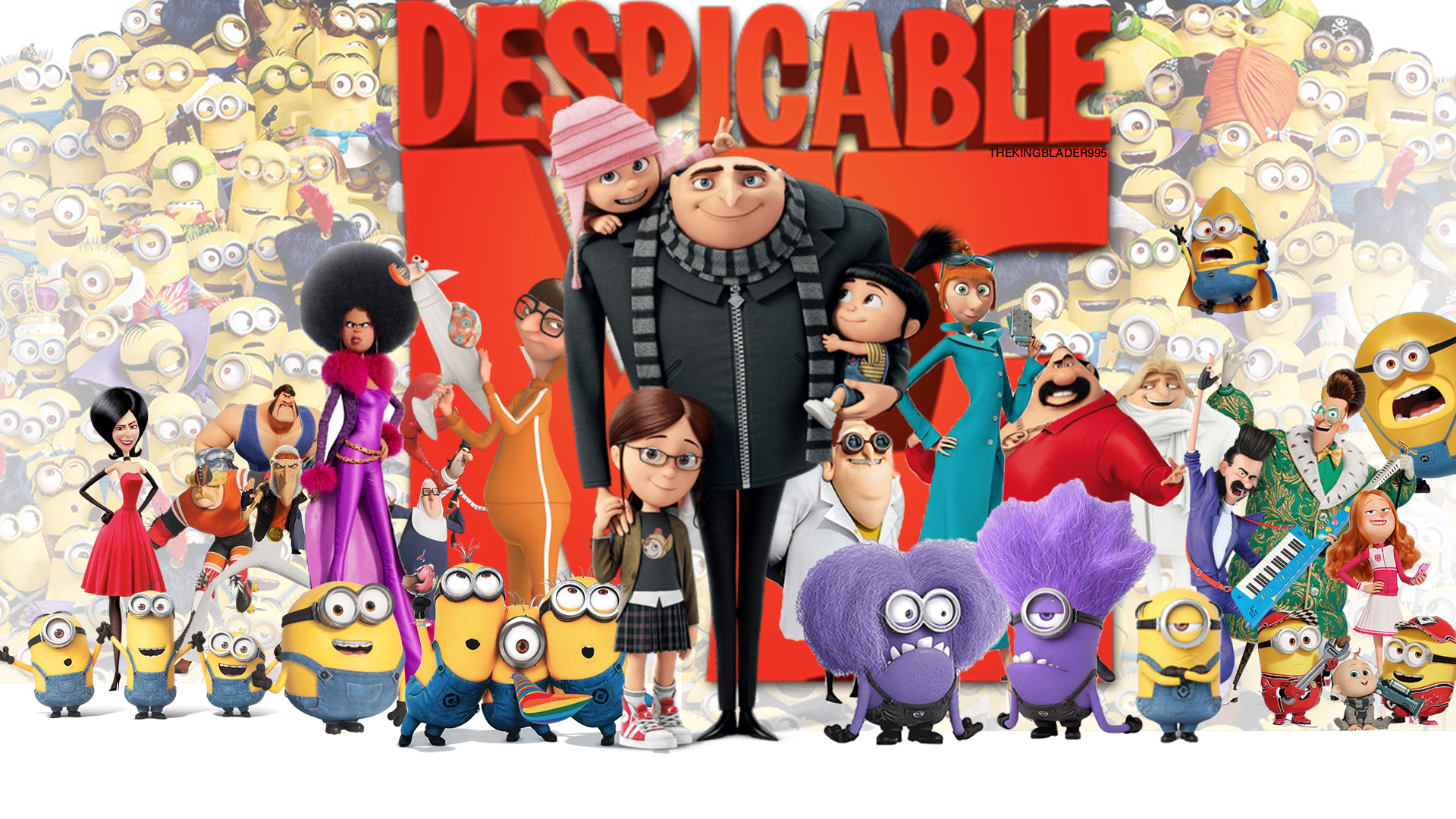 Despicable Me and Minions Wallpaper by Thekingblader995 on DeviantArt