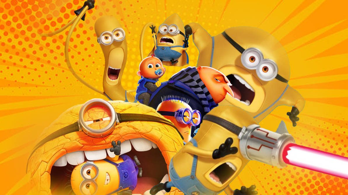 Minions Rigg Despicable Me 4: Mega Minions Wallpaper by Thekingblader995 on DeviantArt