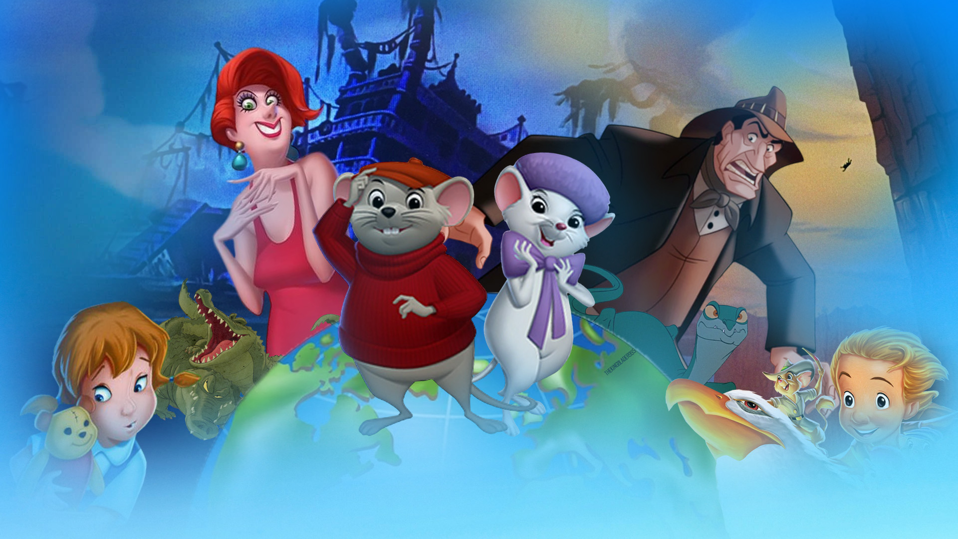 Disney The Rescuers The Rescuers and Rescuers Down Under by Thekingblader995 on DeviantArt