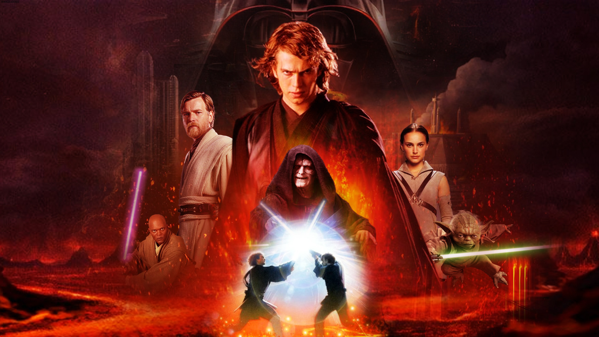 Compiuter Rvenge Revenge of the Sith Wallpaper | 20th Anniversary by Thekingblader995 on ...