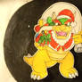 Santa Bowser Drawing