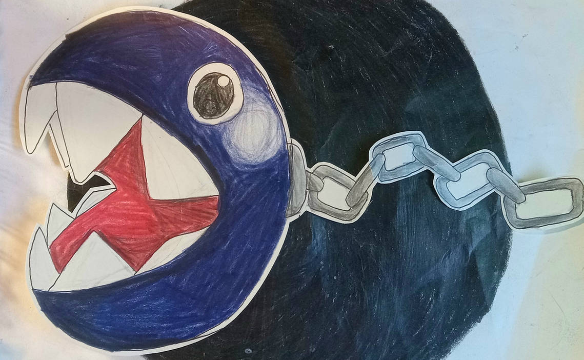 Chain Chomp Drawing By TedboiDoArt On DeviantArt
