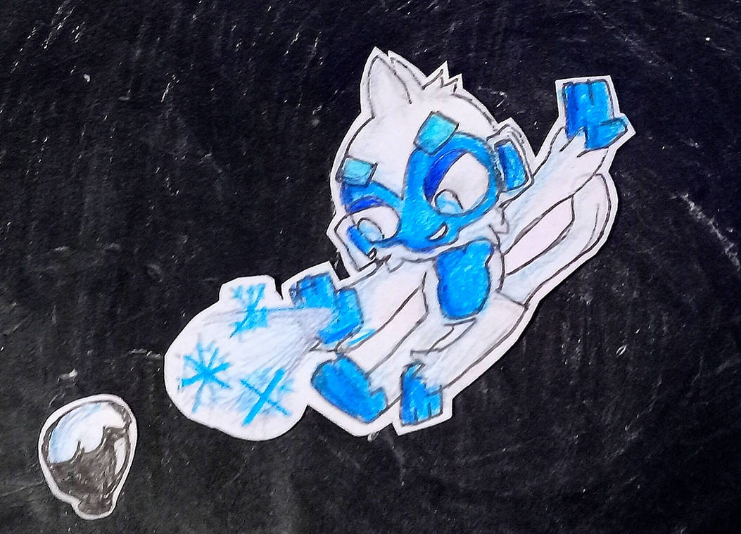 Ice Mankey Ice Monkey Drawing by TedboiDoArt on DeviantArt