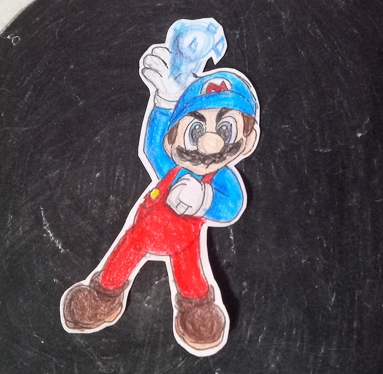 Ice Mario Drawing by TedboiDoArt on DeviantArt