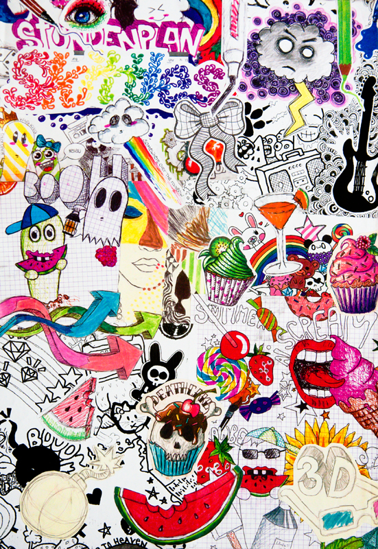 doodle collage