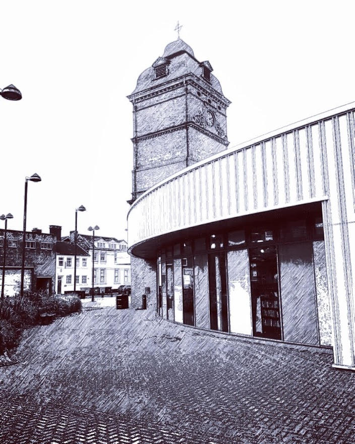 Stoke library tower and building by cjgittings on DeviantArt