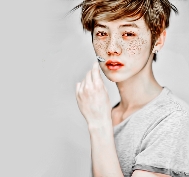 Luhan. Freckles