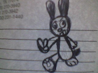 retarded angry rabbit by Wewede on DeviantArt