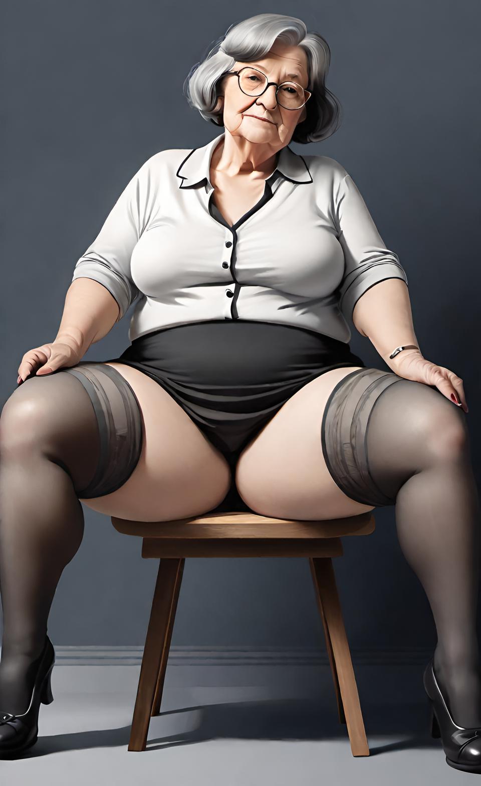 Plump Granny In Stockings On A Chair By Graun36 On DeviantArt plump-granny-in-stockings-on-a-chair-by-graun36-on-deviantart