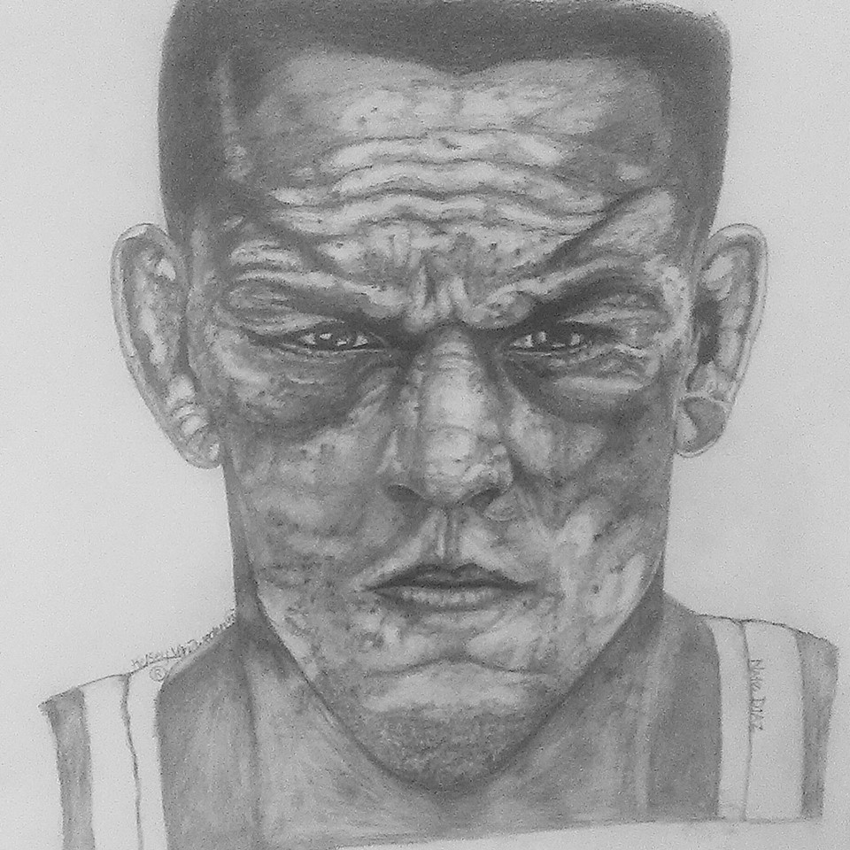 Nate Diaz Drawing by Stompilation on DeviantArt
