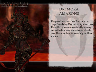 Dagon's Creatures: Dremora Amazon