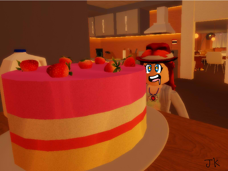 Delicious Strawberry Cake Roblox By Jaokhong123 On Deviantart - roblox strawberry hat