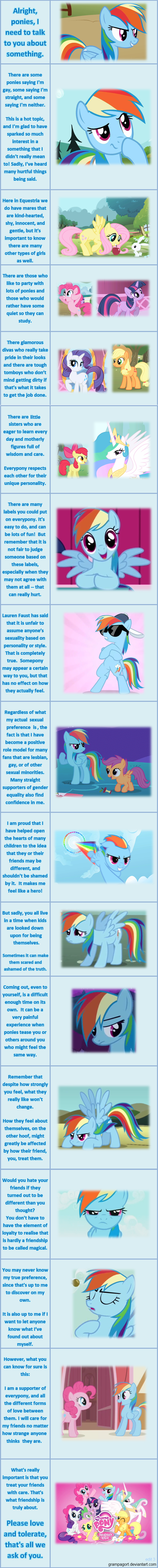 A Word From Rainbow Dash