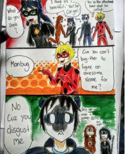 Swap Clothing Miraculous Ladybug And Chat Noir By Crazyartss On Deviantart