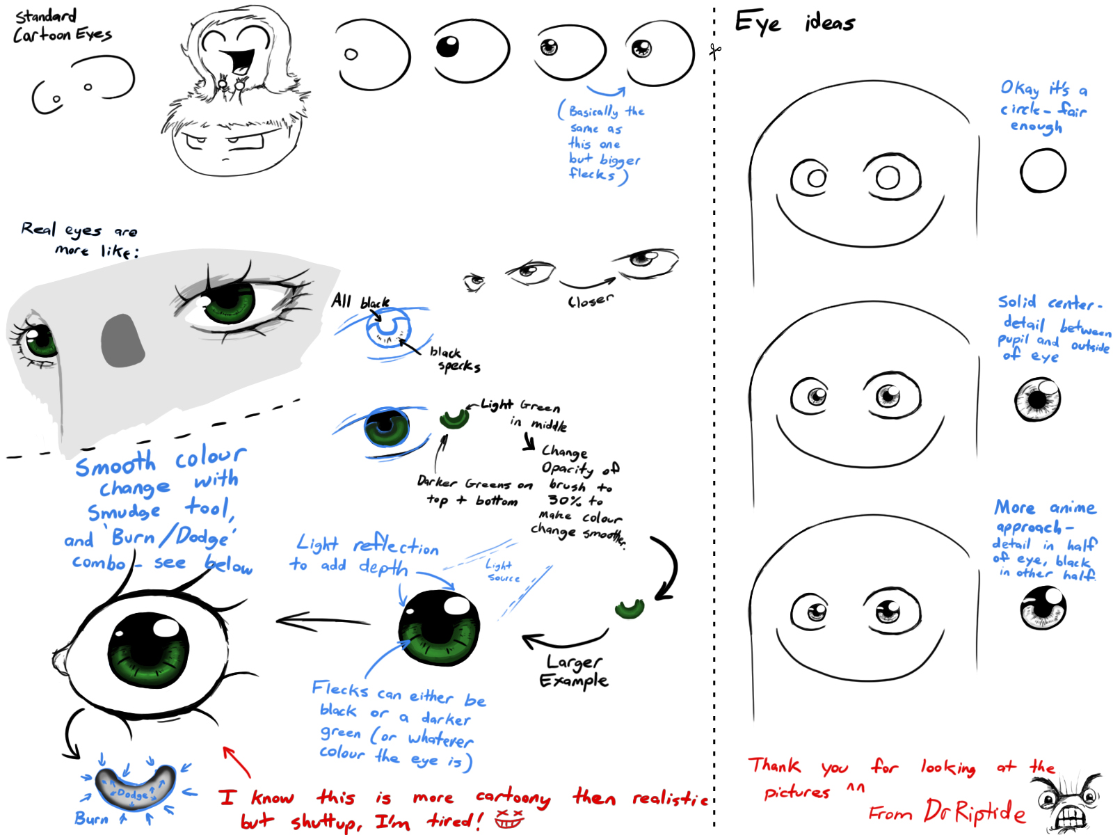 DIY eyes tutorial