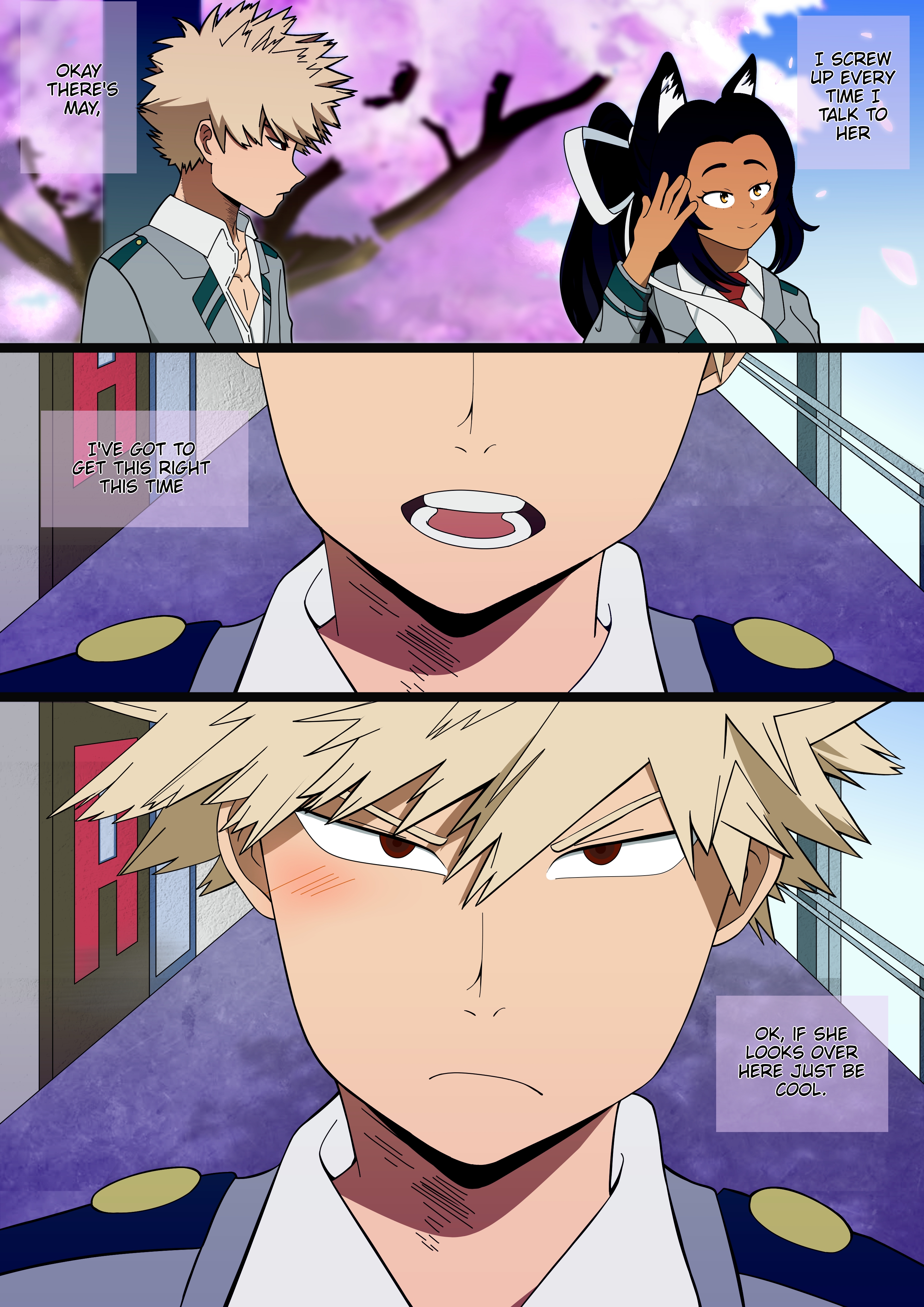 Bakugou X Oc Comic Page 1 By Raintrevil On Deviantart