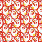 Bird Pattern Red by Jykle-and-Hyde