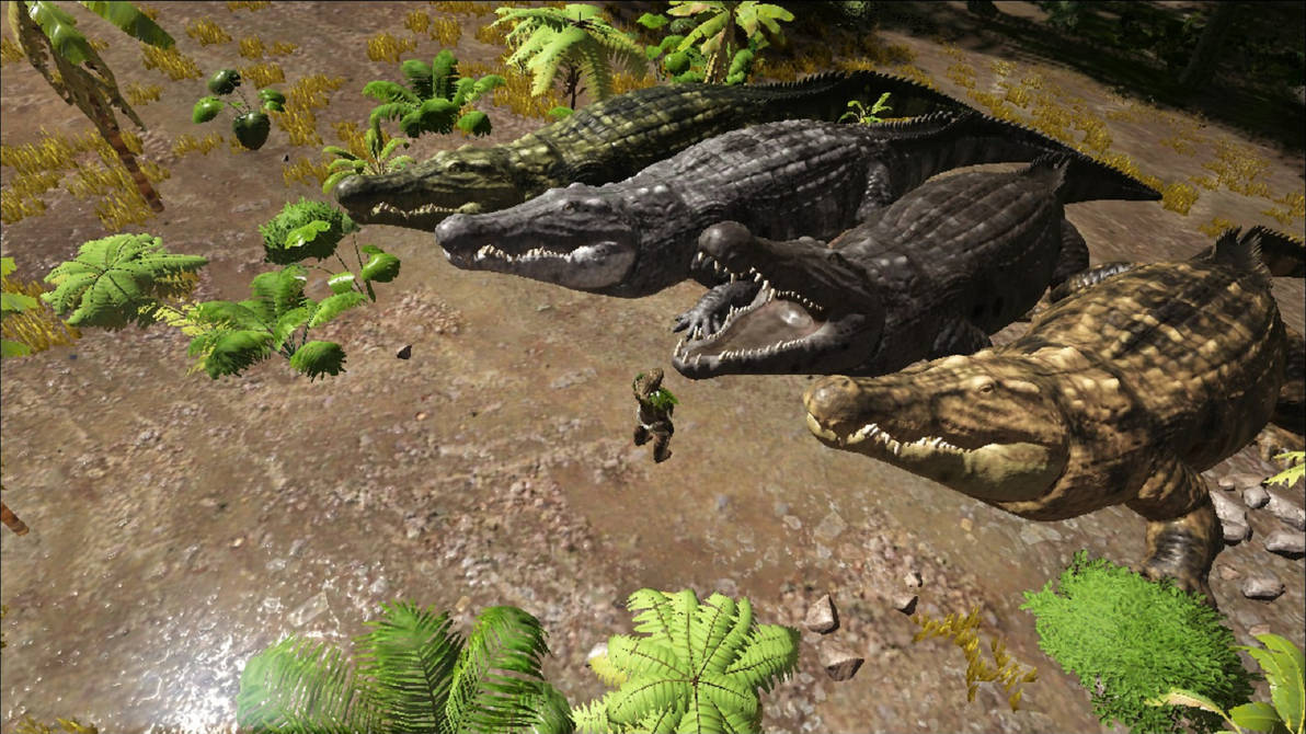 🐊How to tame a Deinosuchus in Ark Survival Ascended This Croc is